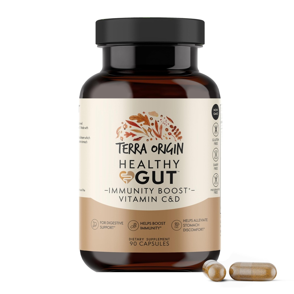 TERRA Origin Healthy Gut Capses with Immunity Boost 