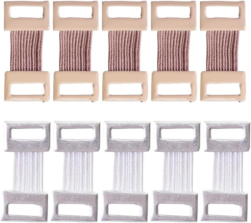 10 Pcs Bandage Wrap Stretch Metal Clips Fixation Clamps Hooks Kit for Sport White/Coffee Replacement Elastic Bandage Wrap Clips Black, Adhesive Bandages, Bandages and Bandaging Supplies