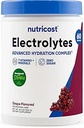 Nutricost Electrolyte Complex Powder (60 Σερβιέτες, Σταφύλι) - Συμπλήρωμα ενυδάτωσης Ποτό Μίγμα με Βιταμίνες και Ορυκτά
