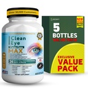 Clean Eye Vision Care MAX, 24 Vitamins and Minerals, Lutein, Bilberry Extract, 60 Capsules (1)