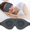 ZGGCD Sleep Mask for Side Sleeper, Light Blocking Eye Mask for Women Men | 3D Contoured Night Blindfold, Luxury Sleeping Eye Cover, Adjustable Strap, Eyeshade for Travel Nap, Flight Essentials, Grey