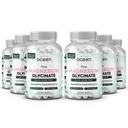 Οργανικά Ocean Pure Magnesium Glycinate with Zinc - Maximum Strength Chelated Magnesium Supplement for Women and Men for Muscle Cramps and Sleep Support - 6 Μπουκάλια