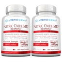Approved Science Nitric Oxide MD - Muscle Development, Lean Body Mass, Improve Oxygen Supply, Boost Energy - 270 Capsules - 2 Bottle