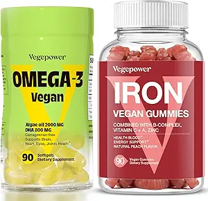 Vegan Iron Gummies + Vegan Omega-3 