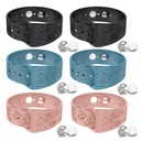 Motion Sickness Bracelets Wristband Sea Sickness for Adult Kids & Pregnant Women, Acupressure Anti Nausea Wristbands for Car Sea Air Cruise Travel Sickness, Relief Motion/Morning Sickness-3 Pairs