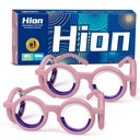 Hion Motion Sickness Glasses Relieve Carsickness Airsickness Seasickness, Anti Nausea Vertigo Glasses for Adults or Kids, 2 Pair Pink