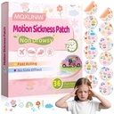 36ct Kids Motion Sickness Patches, Ear Patch For Sea Sickness Patch for Cruise, Ship Eez Sea Sickness Patches, Travel Essentials, Waterproof Patches Behind Ear, Custom Flower Pattern, Long Last 72h