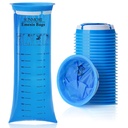 24 Pack Vomit Bags Disposable, 1000ml Leak Resistant Emesis Bags | Portable, Medical Grade, Throw Up Bags, Barf Puke Nausea Bags, Motion Sickness, Pregnant Women ,Adults, Kids, Car Travel Size