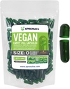 XPRS Nutra μέγεθος 0 Κενές κάψουλες - 100 κόμης άδεια κάψουλες Vegan - χορτοφαγικά χάπια - DIY φυτική κάψουλα πλήρωσης - Veggie χάπια για Do-It-Yourself Συμπληρώματα (Foreest Green)