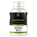 Saw Palmetto Capsules with Quercetin, Pygeum & Turmeric – Support Heart Health, Overall Wellness & Immune Support* – 60 Vegan Capsules