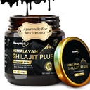 Pure Himalayan Organic Shilajit Resin- Natural Ashwagandha Black Pepper Shilajit Gold for Men and Women Ayurvedic, Fulvic Acid 85 + Trace Minerals, 50 Servings, 40 Grams