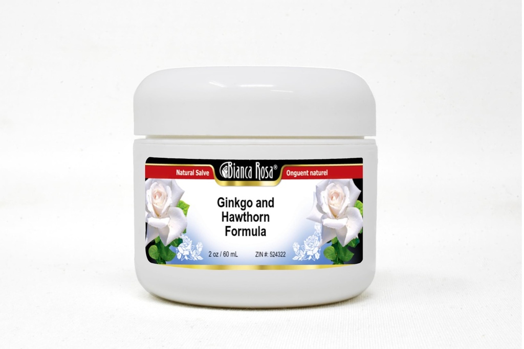 Bianca Rosa Ginkgo and Hawthorn Formula Salve (2 oz, ZIN: 524322)