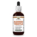 Blessed Thistle (Cnicus Benedictus) Dry Leaf, Stem and Flower Glycerite, Made in Hawaii, Raw Materials, All Natural, Vegan, Lab Tested Alcohol-Free Liquid Extract - 2 fl.oz
