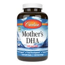 Carlson Mother's DHA, 500 mg, DHA, Nutrients for Baby & Mom, 120 Softgels | Prenatal Support; Fetal Development; Non-GMO; Norwegian; Wild Caught; Sustainably Sourced
