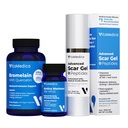VitaMedica Advanced Skin & Tissue Essentials Bundle - Includes Arnica Montana 30X, Bromelain with Quercetin, and Peptide Silicone Gel - Professional 3-Piece Wellness Kit