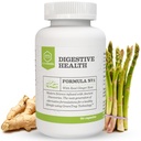 Digestive Health, Herbal Relief of Stomach Upsets | Occasional Indigestion, Bloating, Gas, Nausea, Upset Stomach; Gluten Free | 6-Herb Blend, 60 Capsules