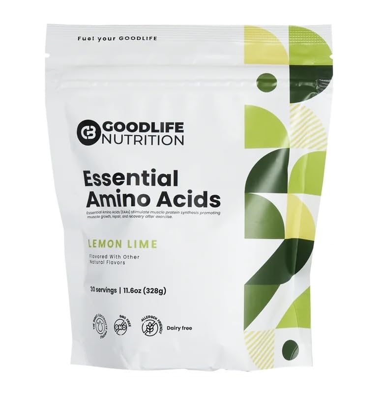 Essential Amino Acids - Promotes Recovery Post-Workout - Enhanced with Electrolytes - 30 Servings - Lemon Lime