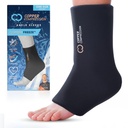 CopperFreeze™ Ankle Sleeve by Copper Compression – Hot & Cold Therapy Support for Ankle Pain, Swelling, Sprains, Plantar Fasciitis, and Injury Recovery – 360° Copper Infused Relief for Foot & Heel – One Size