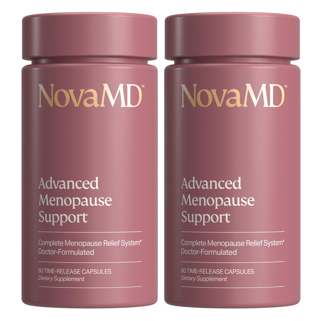 Clinically Proven Menopause Supplement (2 Pack) for Weight Management, Hot Flashes, Night Sweats and Low Energy | Ashwagandha Multi-Symptom Menopause Supplement for Women
