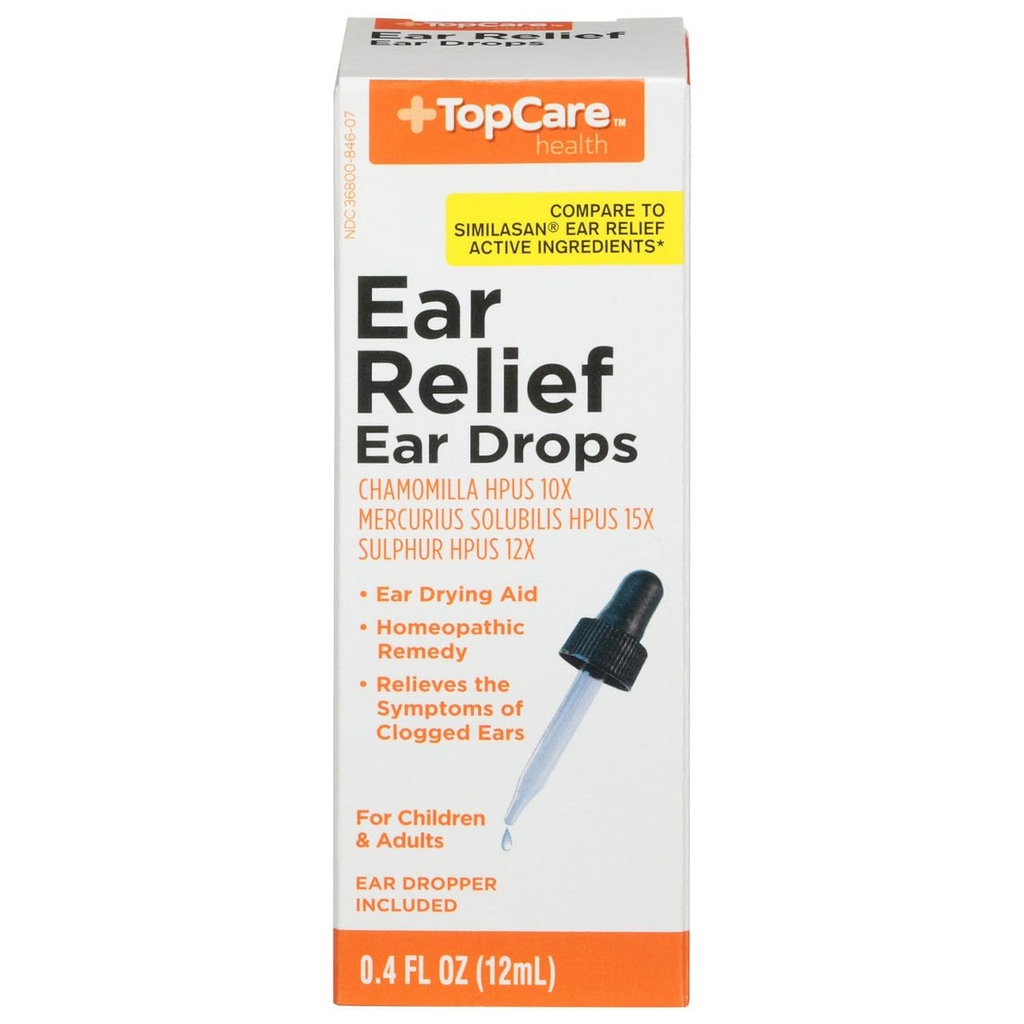 Topcare, Health Ear Relief Drops, 0.4 Fl Oz