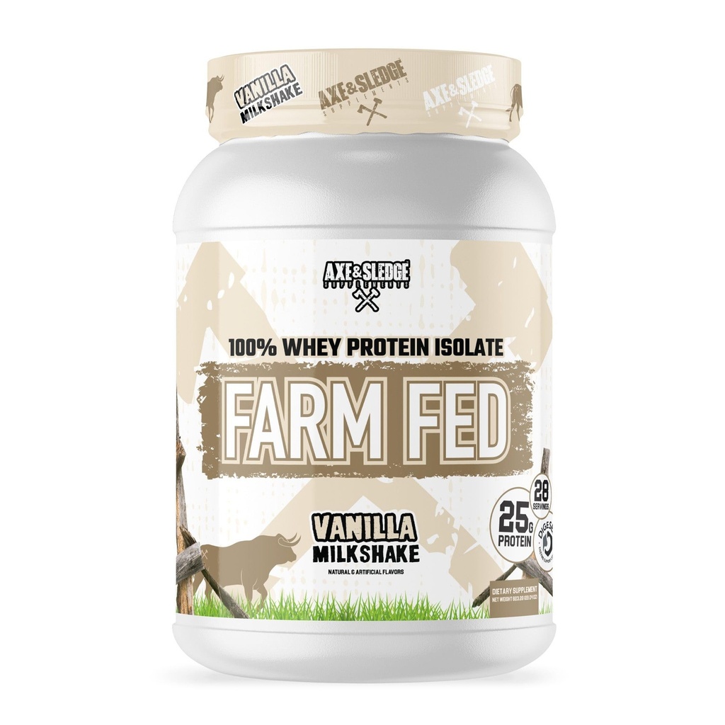 Axe & Sledge Farm Fed 100% Whey Protein Isolate 