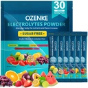 Ηλεκτρολυτές Powder Packets, 30 Sticks Hydration Packets Ζάχαρη Δωρεάν, Ηλεκτρολυτές Ποτό Mix Ταξιδέψτε Ηλεκτρολυτές Packets για ταχεία ενυδάτωση, 6 Γεύσεις