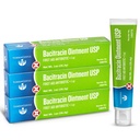Bacitracin Antibiotic Ointment with Zinc USP - 1 oz Topical Antibiotic First Aid Ointment, 3 Pack - Helps Prevent Infection in Minor Cuts, Scrapes, and Burns