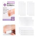 Sterile Strip 54 Strips Skin Wound Closure Strips Adhesive Wound Closure for Closing Minor Cuts Wounds