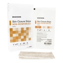 McKesson Skin Closure Strips, Sterile, Tan, Non-Reinforced, 1 x 5 in, 25 ct | Skin Closure Strip,Tan,Nonwoven Material,Sterile,Flexible Strip,1 X 5 Inch