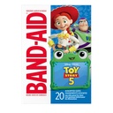 BAND-AID Brand Adhesive Bandages, Disney/Pixar Toy Story 5, Assorted, 20 Ct | Fun Decorative Bandages featuring Toy Story 5 Designs for Kids, Sterile First Aid Wound Care for Minor Cuts & Scrapes