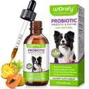 Liquid Probiotics for Dogs, 3 in 1 Dog Probiotic Drops with Prebiotic & Digestive Enzymes | Digestive Gut Health, Immunity Support, Diarrhea & Constipation Relief | Dog Probiotic Supplements 60ml