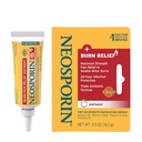 Neosporin + Burn Relief Dual Action Triple Antibiotic Ointment, 0.5 oz | 24-Hour Infection Protection, First Aid Topical Analgesic for Minor Cuts, Scrapes & Burns, Maximum Strength Burn Relief