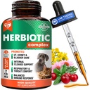 Dog & Cat Natural Antibiotic - Urinary Tract & Cough Relief Supplement - Itch Comfort Support - Herbal Treatment for UTI, Allergies, Digestive Discomfort
