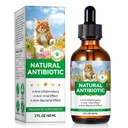 Antibiotics for Cats, Natural Antibiotic Drops Supports Immune & Allergy & Itch Relief, Vitamins Herbal Supplement, Pet Supplies Cats UTI Antibiotics, Chicken Flavor - 2 fl oz / 60ml