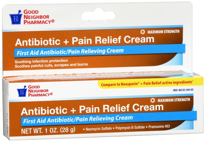 Good Neighbor Pharmacy GNP Antibiotic + Pain Relief Cream, 1 Oz