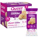 Quest Nutrition Tortilla Chips Spicy Sweet Chili 1.1oz 12 Pack and Frosted Cookies Birthday Cake Twin Pack 1g Sugar 10g Protein 2g Net Carbs 16 Cookies