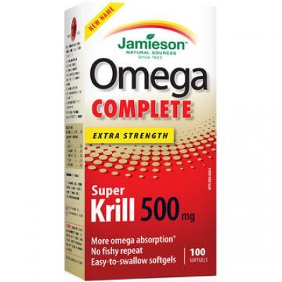 Omega Complete™ Extra Strength Super Krill 500 mg, 100 softgels