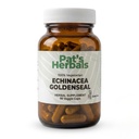 Pat's Herbals Echinacea Goldenseal Capsules | 90 Count | Herbal Blend | Vegan & Non-GMO | Made in USA