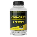 CON-CRET®+ Test, CON-CRET® πατενταρισμένο HCl τώρα με Testofen®, Boost Τεστοστερόνη επίπεδα, 60 κάψουλες