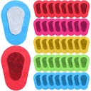 Panitay 40 Pcs Eye Patches for Adults,3 X 2 Inch,Colorful | Disposable Breathable Medical Bandage, Adhesive Design for Amblyopia Lazy Correction Therapy, Daily Use Patches