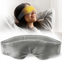 Akakios Heated Eye Mask for Dry Eyes, Microwavable Moist Heat Weighted Eye Masks Warm Compress for Dark Circles and Puffiness, Relief Stye Treatment, with Washable Cover(Gray)