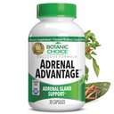 Botanic Choice Adrenal Advantage, Adrenal & Cortisol Support, 30 Capsules | Supports stress, cortisol balance, energy, mood & focus with ashwagandha and adaptogens. Non-GMO, gluten-free, 30-day supply.