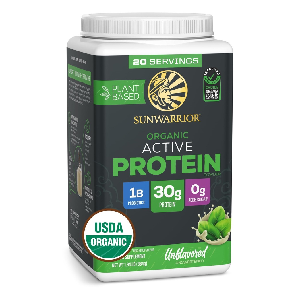 Sunwarrior Organic Plant Based Protein Powder 