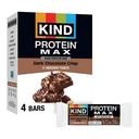 KIND Protein MAX Bars, Dark Chocolate Crisp, Gluten Free, Low Sugar, High Fiber Snacks, 20g Protein, 4 Count | A high-fiber, post-workout recovery boost with 20g protein and 1g sugar. These crispy, keto-friendly bars are gluten free.
