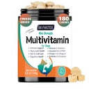 DRFOSTER Dog Multivitamin Supplements, Chicken Flavor, 180 Bites | Dog Vitamins and Supplements with Glucosamine, Probiotics & Omega-3 for Joint, Digestive, Skin, Coat & Immune Health