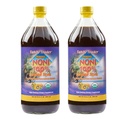 Tahiti Trader Island Style High Potency Noni Fruit Juice - Antioxidant Superfood Supporting Energy & Body Health - Fermented to Vinegar - 32oz, 2 Pack