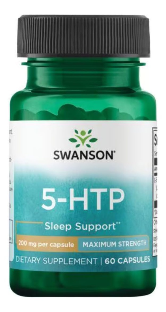 Swanson Ultra Amino Acid Μέγιστη περιεκτικότητα 5-Htp 200 Milligrams 60 Veg Κάψουλες