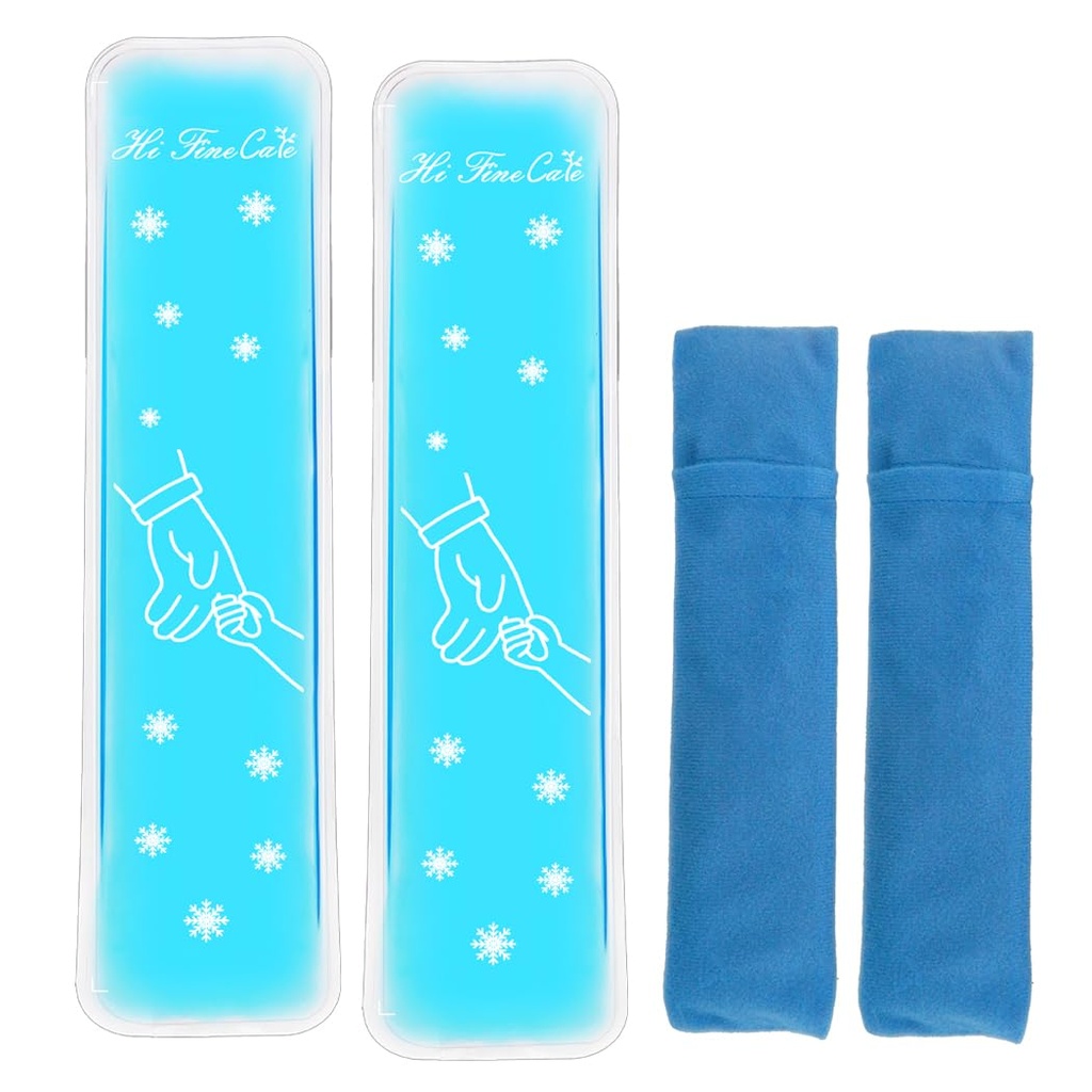 Postpartum Ice Pack, Hot and Cold Pads for After Delivery Essentials, Gel Cooling Pad, Fast Pain Relief Convenient for Perineal Recovery Helps Reduce Swelling (Blue, Hand Pattern)