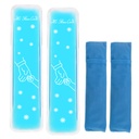 Postpartum Ice Pack, Hot and Cold Pads for After Delivery Essentials, Gel Cooling Pad, Fast Pain Relief Convenient for Perineal Recovery Helps Reduce Swelling (Blue, Hand Pattern)
