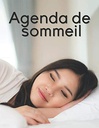 Agenda de sommeil: Agenda / suivi de sommeil | 25 fiches de 15 jours de suivi du rythme et de la qualité du sommeil - 21,5 * 28 cm (7*11 inches) - 56 pages (French Edition)